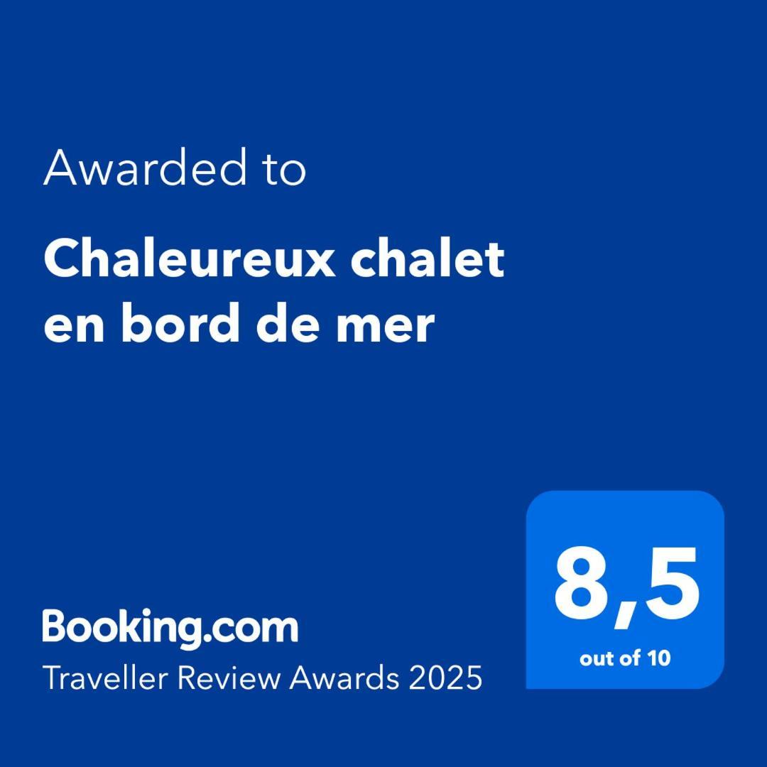 Chaleureux Chalet En Bord De Mer Merville-Franceville-Plage Exterior photo